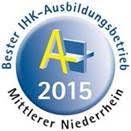 Bester IHK-Ausbildungsbetrieb 2015