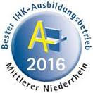 Bester IHK-Ausbildungsbetrieb 2016
